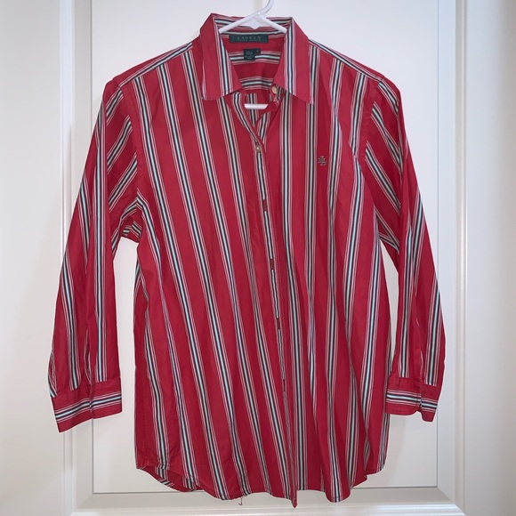 Ralph Lauren stripped button down. - Picture 1 of 6